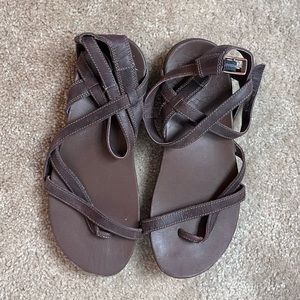 Chaco brown leather Sandals